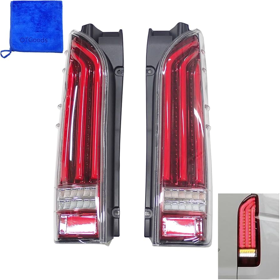 ハイエース200系 テールランプ フローアクションウィンカー 流れるウィンカー Amazon | ハイエース200系 テールランプ フローアクションウィンカー